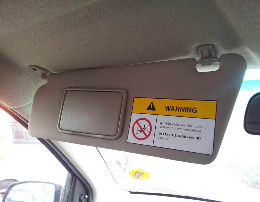 Proton Savvy Style sun-visor-passenger-side